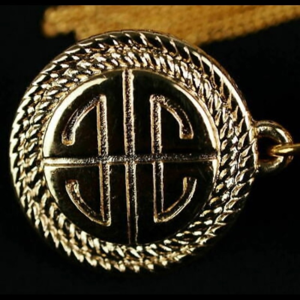 Authentic Givenchy Statement Gold Tone Tassel Ear… - image 3